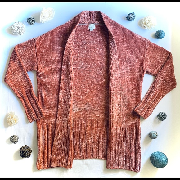 Red Knit Cardigan - Picture 3 of 5